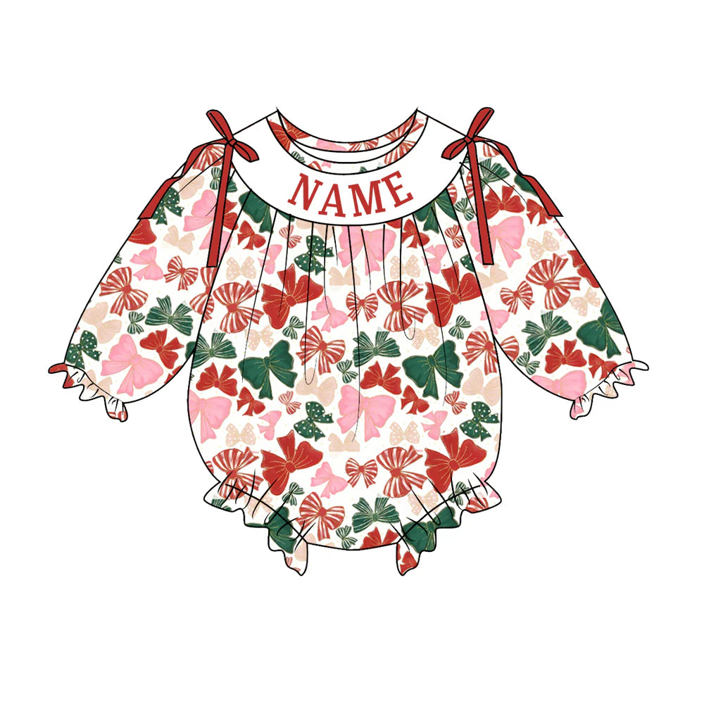 PO- CUSTOM Christmas Bows Bubble