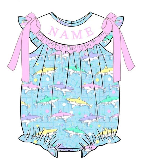 PO- CUSTOM Cotton Candy Shark Bubble