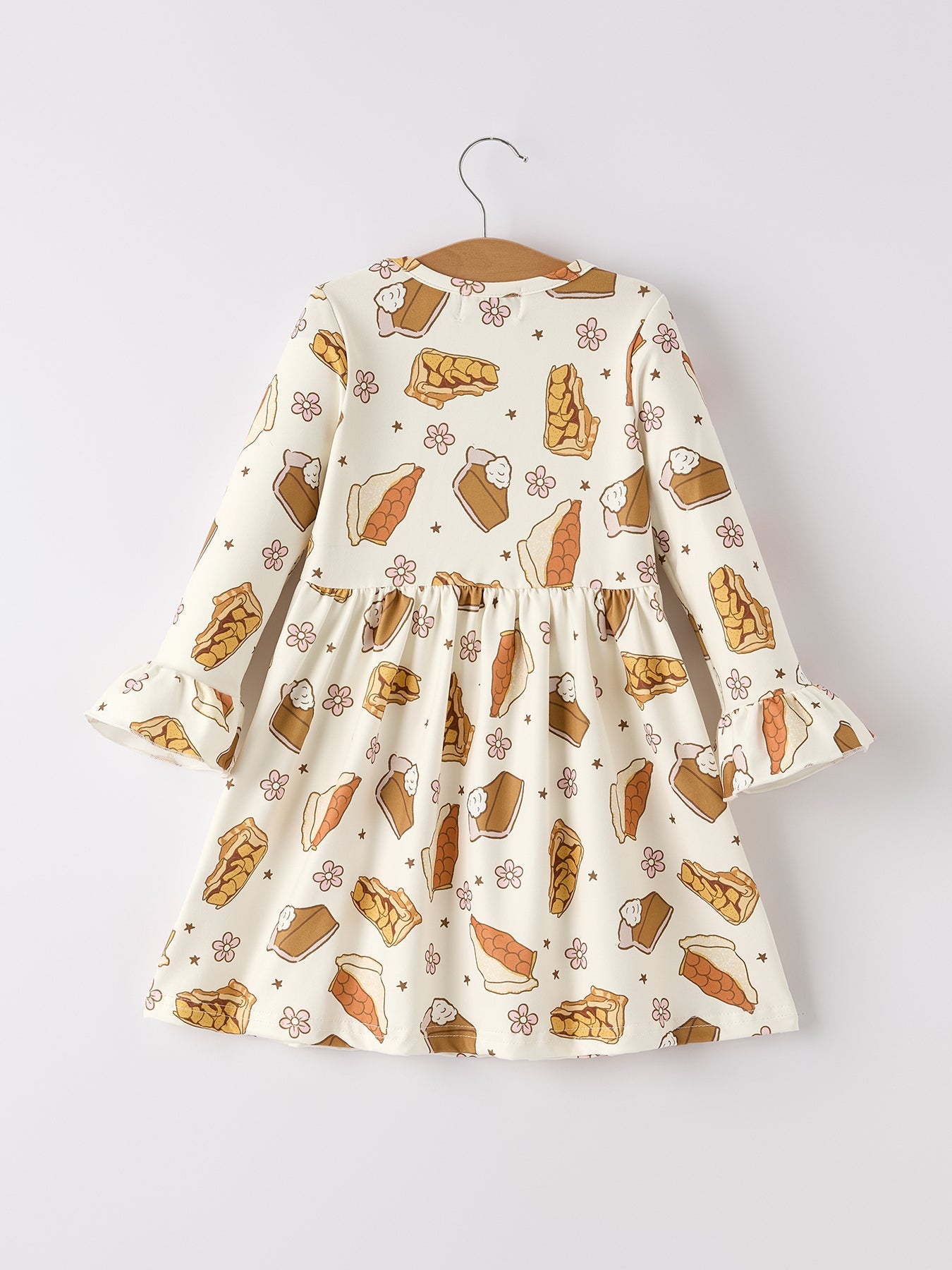 Thanksgiving Day Cute Baking Design Girls Dress