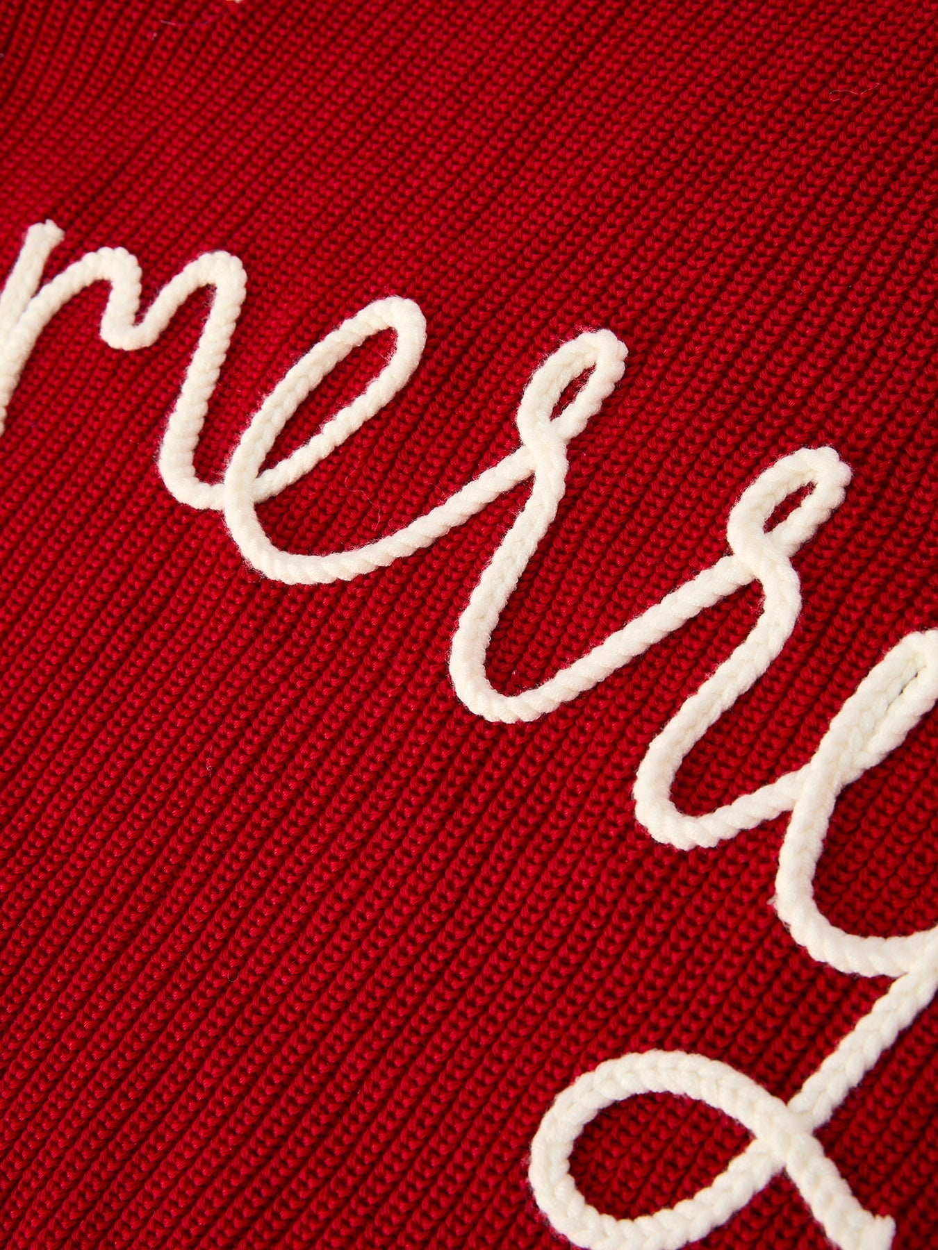 PREORDER Mom and Me Winter Christmas Red "merry" Pullover Sweater