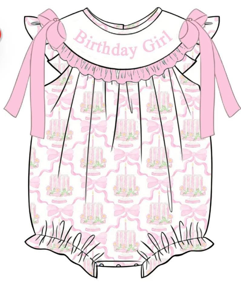 PO- Bday Girl Bday Cake Bubble