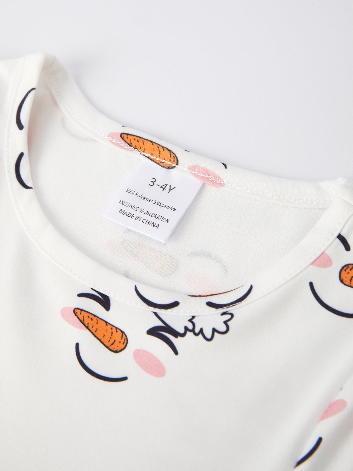 girls christmas snowmen dress 2-piece set