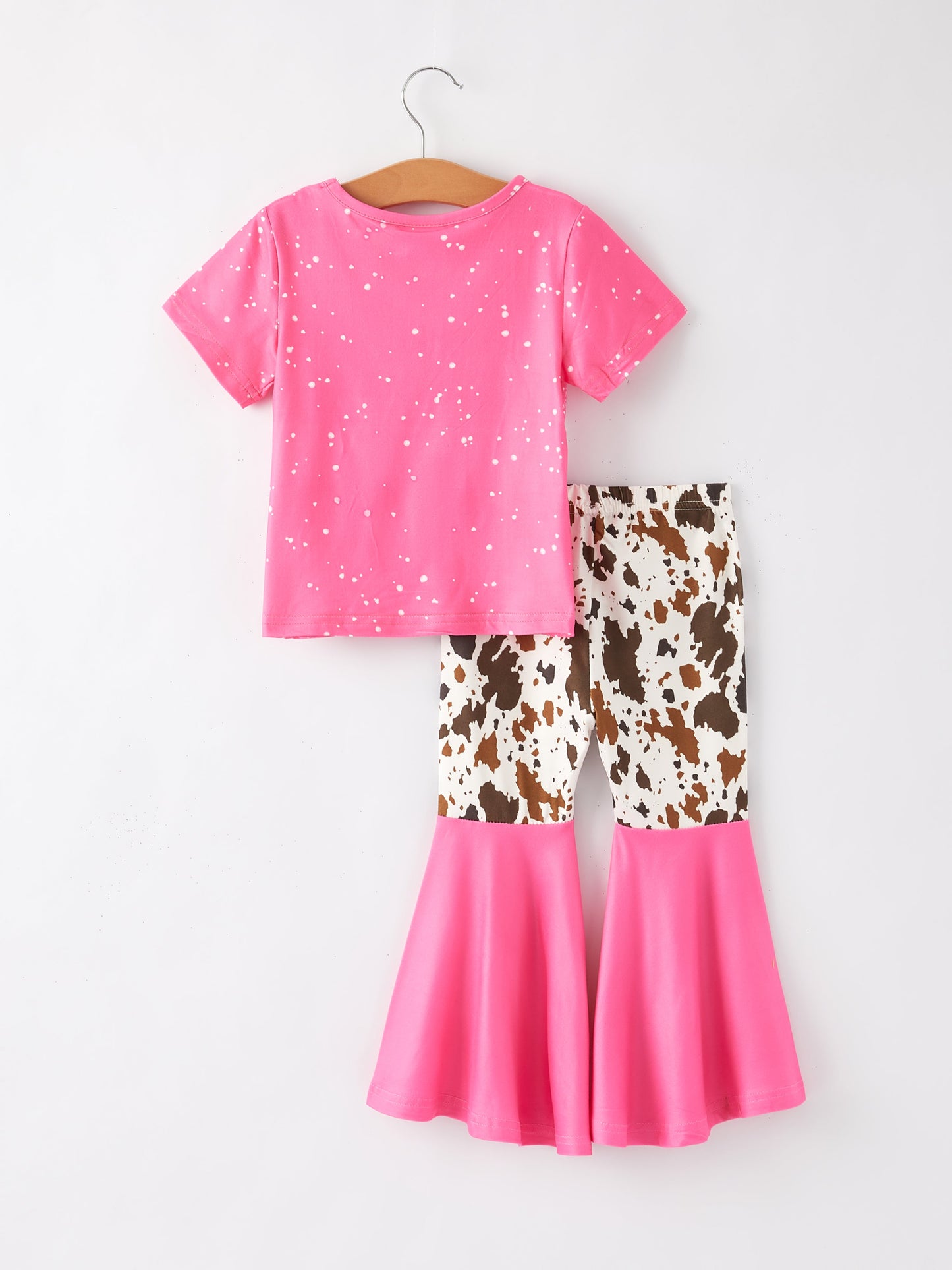 Girls Western Flora Leopard Print Six-Piece Set