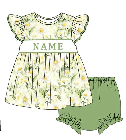 PO- CUSTOM Meadow Grace Bloomer Set