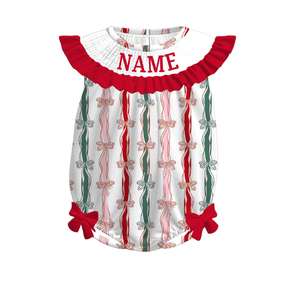 PO- CUSTOM North Pole Ribbons Bubble