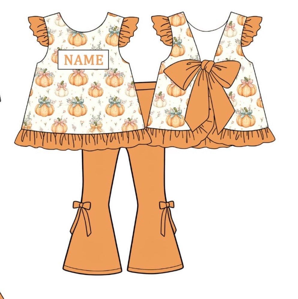 PO- CUSTOM Autumn Grace Girls Pants Set