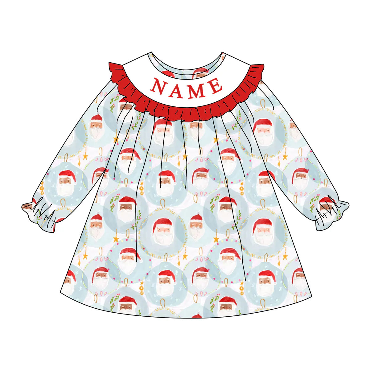 PO- CUSTOM Santa's Little Helper Dress