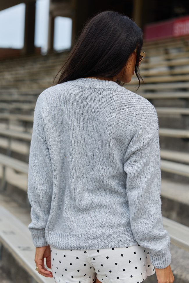 So Excited For Game Day Grey Sweater SALE
