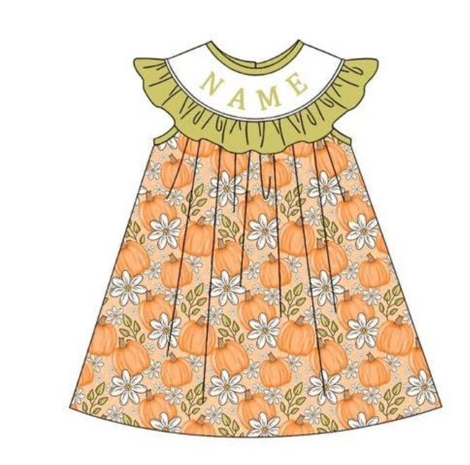 PO- CUSTOM Pumpkin Harvest Dress