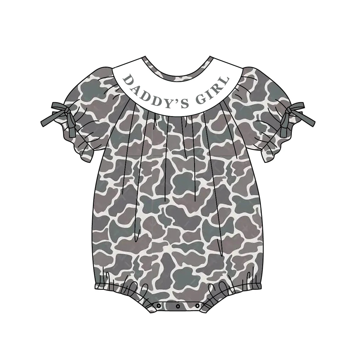 PO- Daddy's girl camo bubble