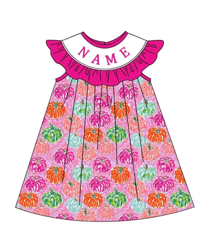 PO- CUSTOM Pretty in Pumpkins Dress