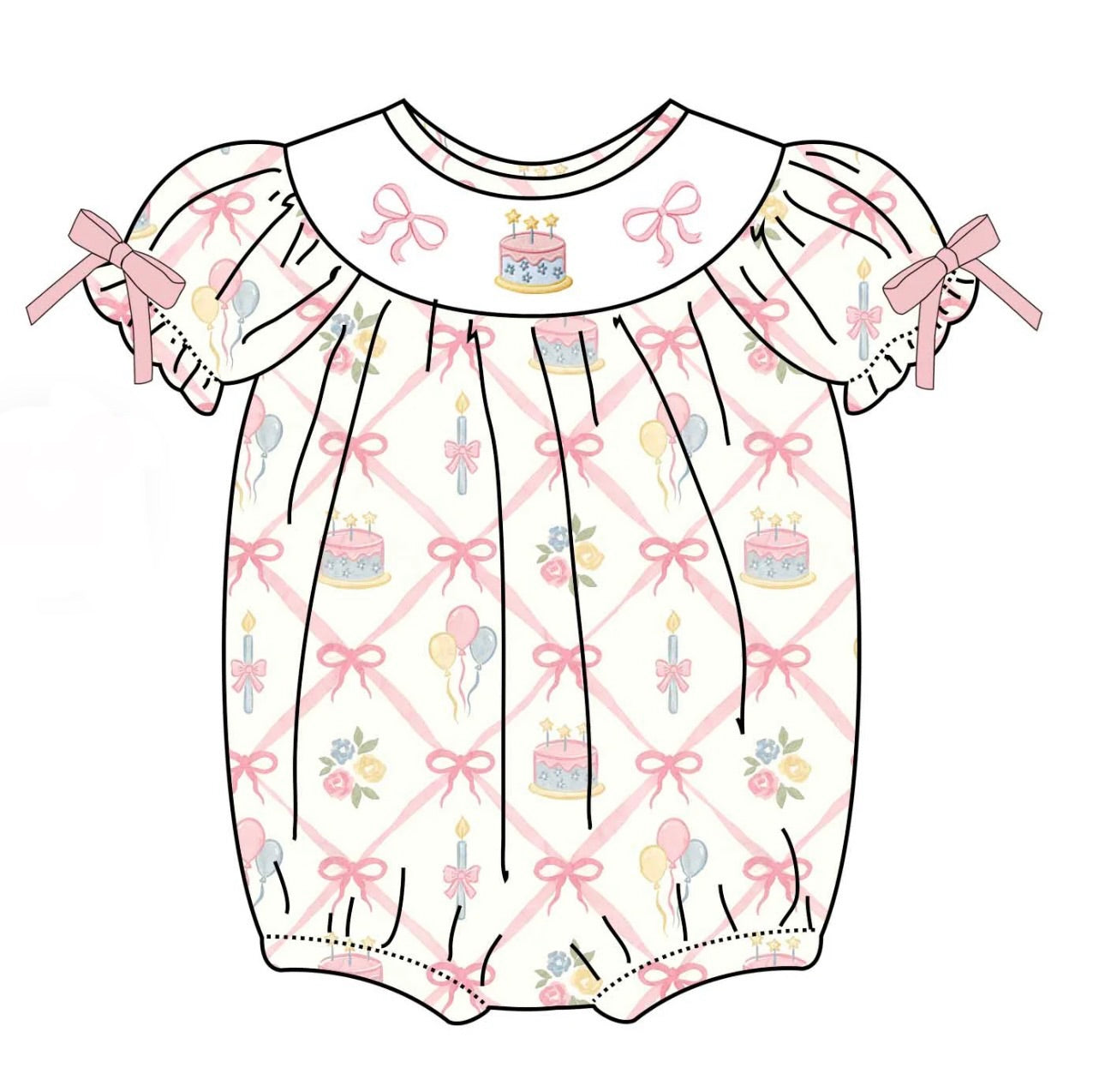 PO- Little Wishes Smocked Birthday Bubble