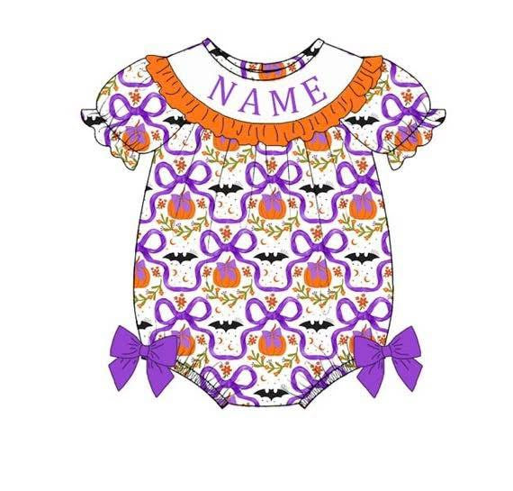 PO- CUSTOM Boo Bows & Pumpkins Bubble