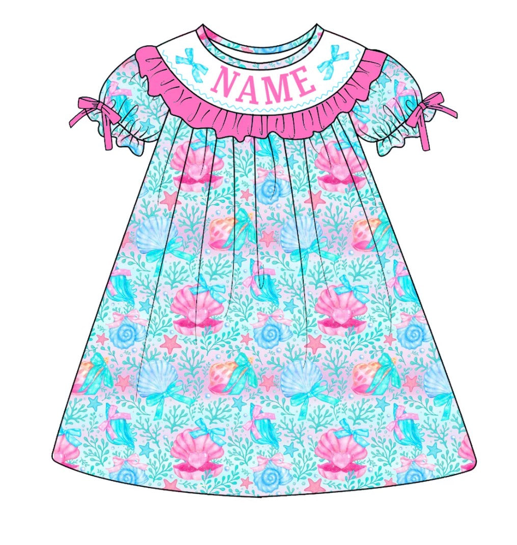 PO- CUSTOM Mama's BestieTropical Dress
