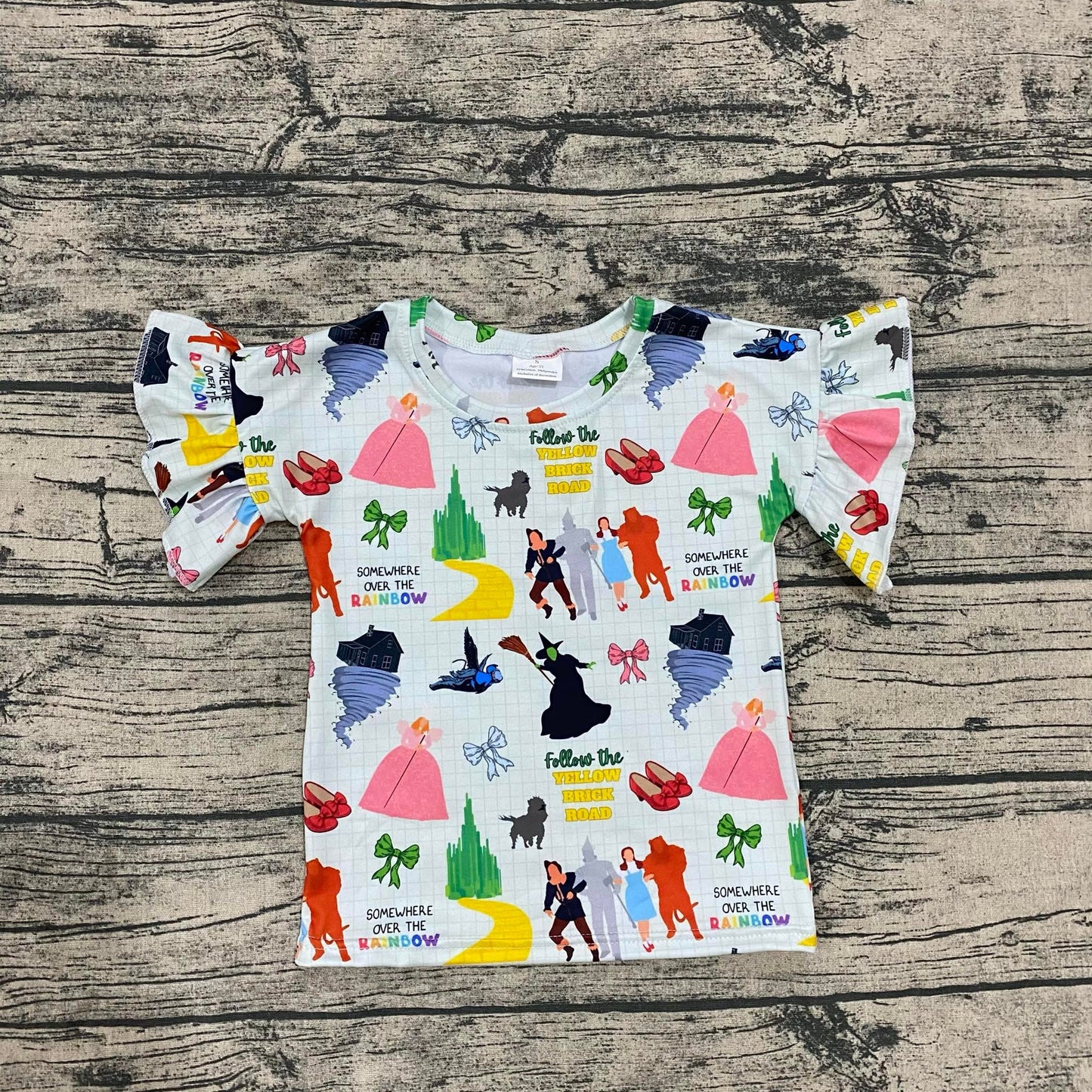Wizard ruffle top