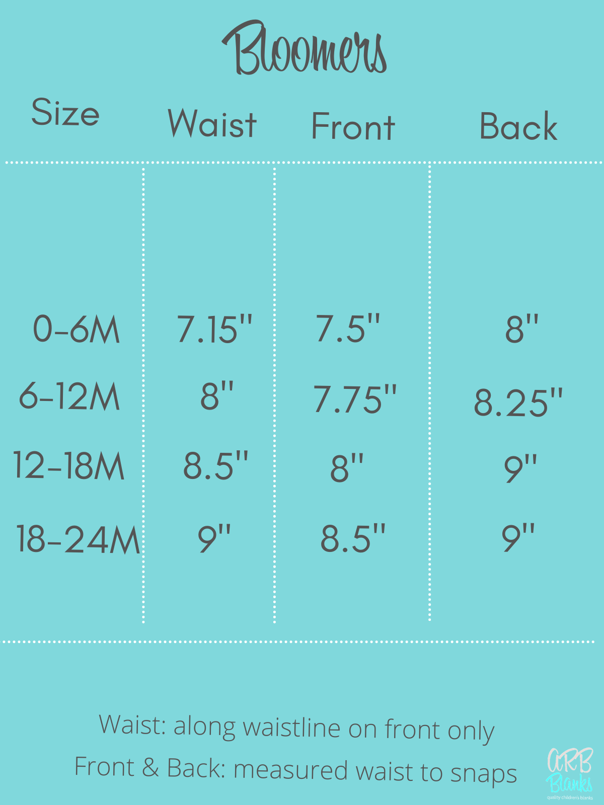 Baby Girl Bloomers – Cotton Boutique Blank for Embroidery & Monogram | 3 Colors | 0-6M–18-24M