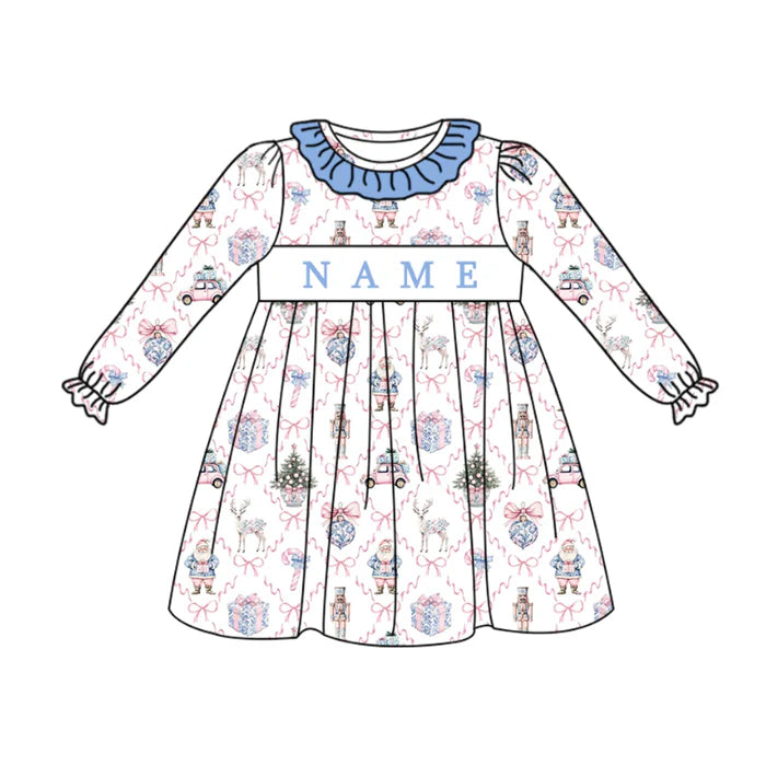 PO- CUSTOM Blue Heirloom Christmas Dress