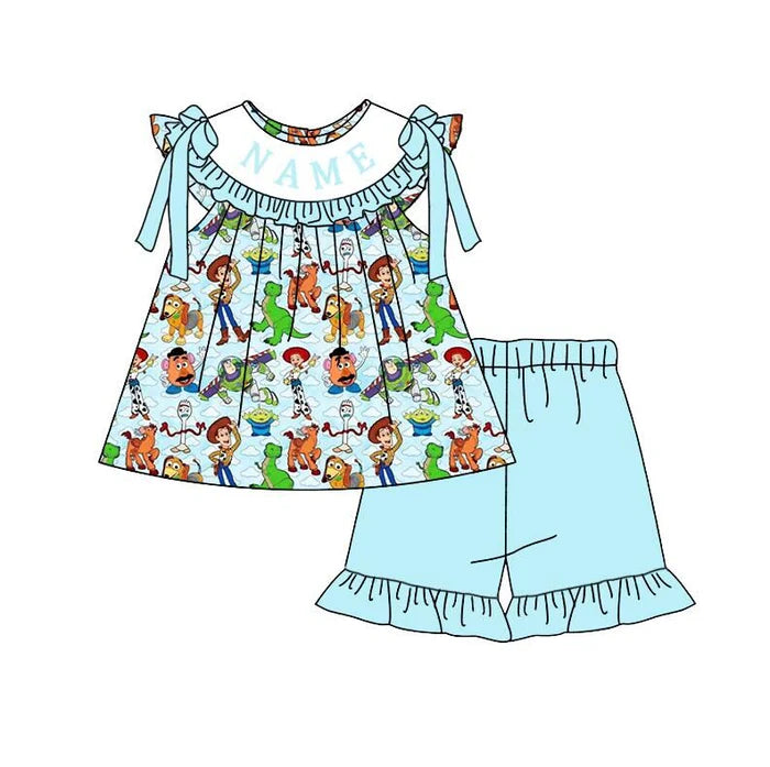 PO- CUSTOM Infinity Adventure Girls Shorts Set