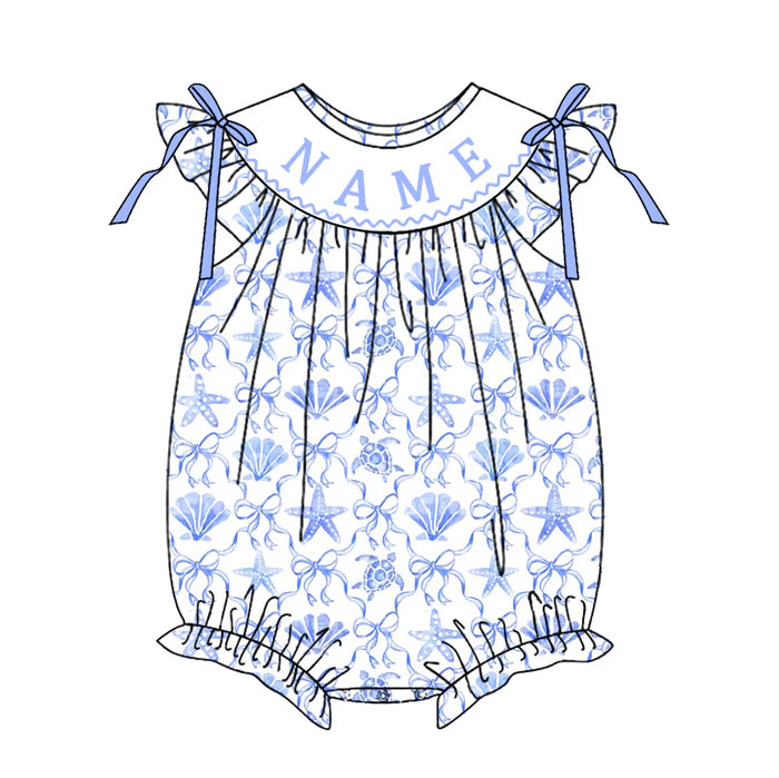 PO- CUSTOM Seaside Sweetheart "Beach Babe" Bubble