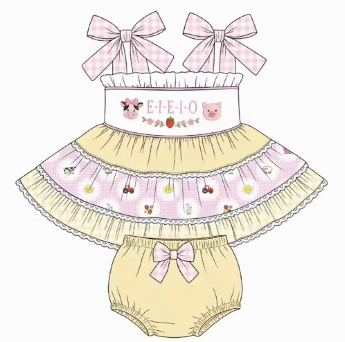 PO- E-I-E-I-O Bloomer Set
