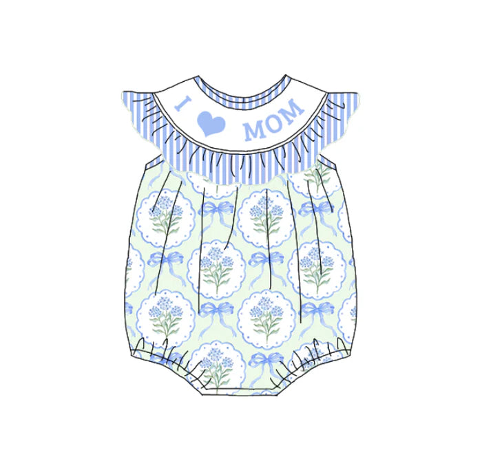 PO- I Love Mom floral Bubble