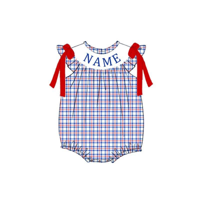 PO- CUSTOM Red & Blue Plaid Bubble