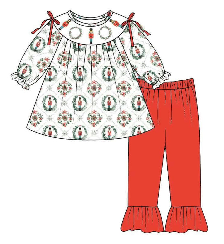 PO- Christmas Royale Girls Pants Set