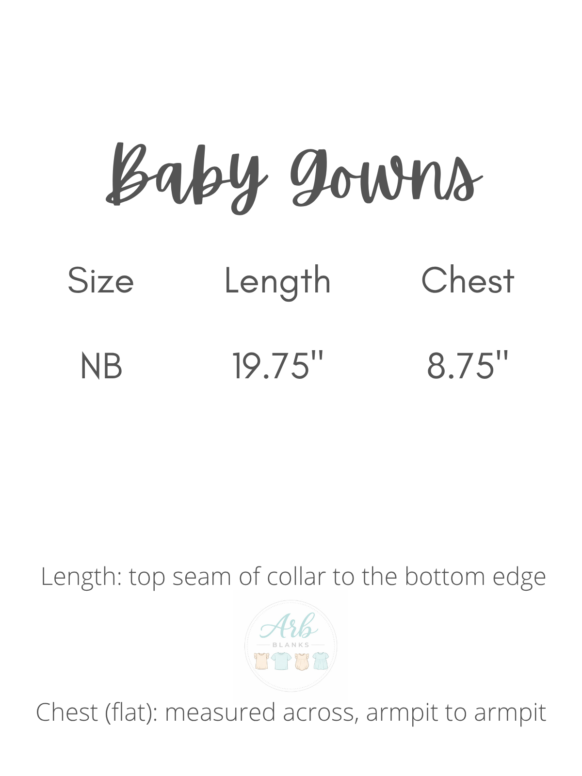 Spring Baby Gowns - Striped Cotton Blend | 5 Colors | Elastic Bottom | 0-3 Month