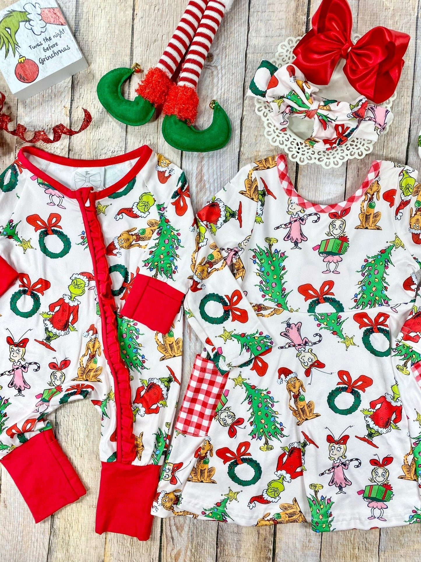 It's Grinchmas Time Twirl Dress