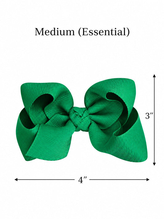 4" Essential Grosgrain Hair Bow | Clip or Headband