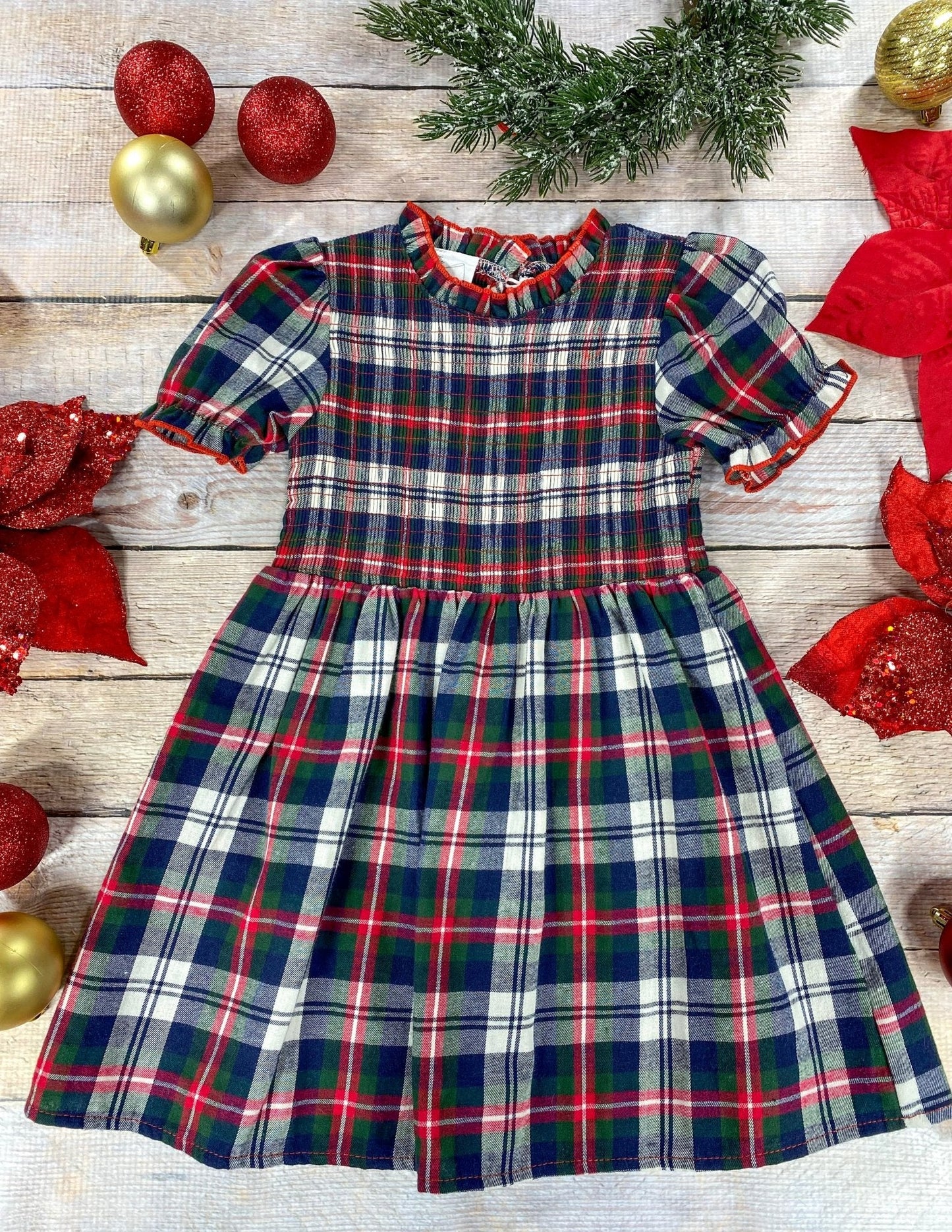 Sweet as Apple Pie Plaid Dress - FINAL SALE