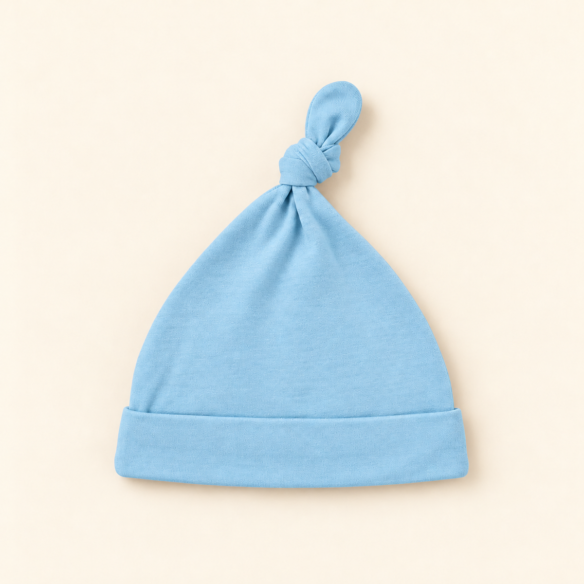 Baby Knot Hat – 100% Cotton Blank | 11 Colors | Embroidery & Monogram Ready | Newborn–3M