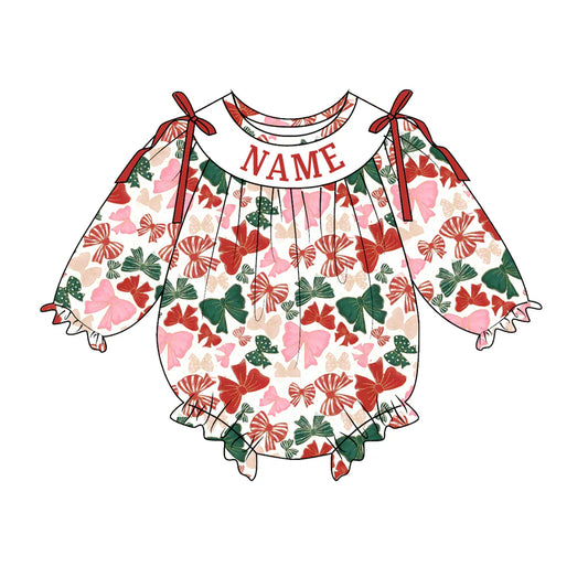 PO- CUSTOM Christmas Bows Bubble