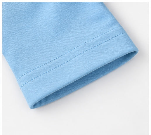 Bee Basic Light Blue Boys Long Sleeve Shirt