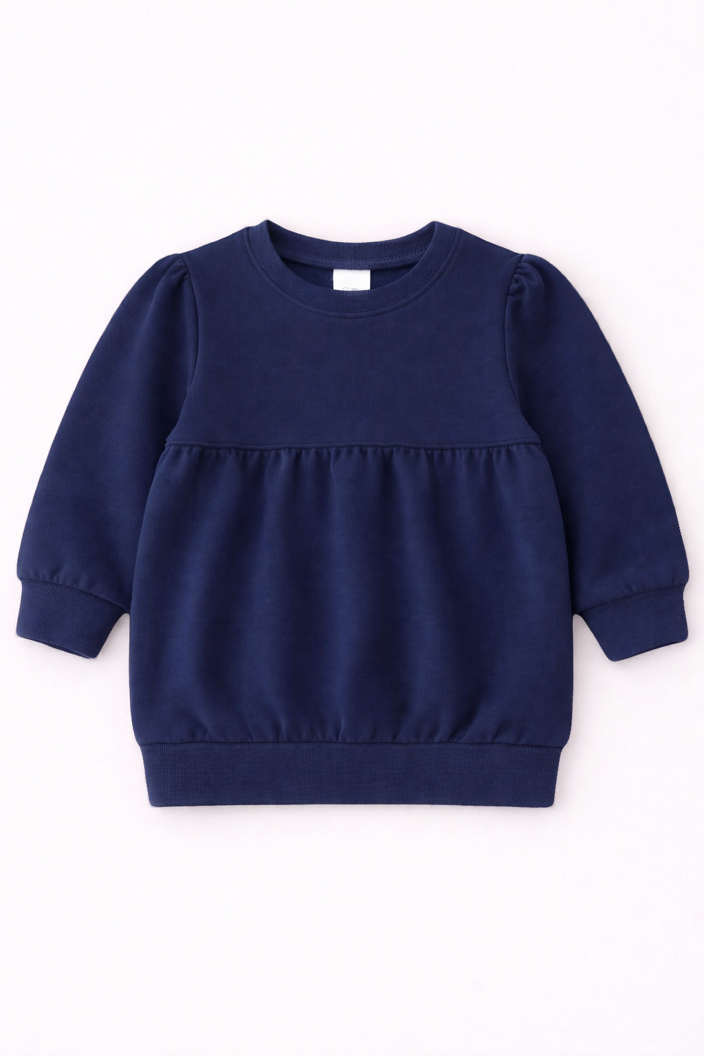 Bubble Sweatshirt – Girly Puff Sleeve | 10 Colors | Cotton Blank | Sizes 12M–12