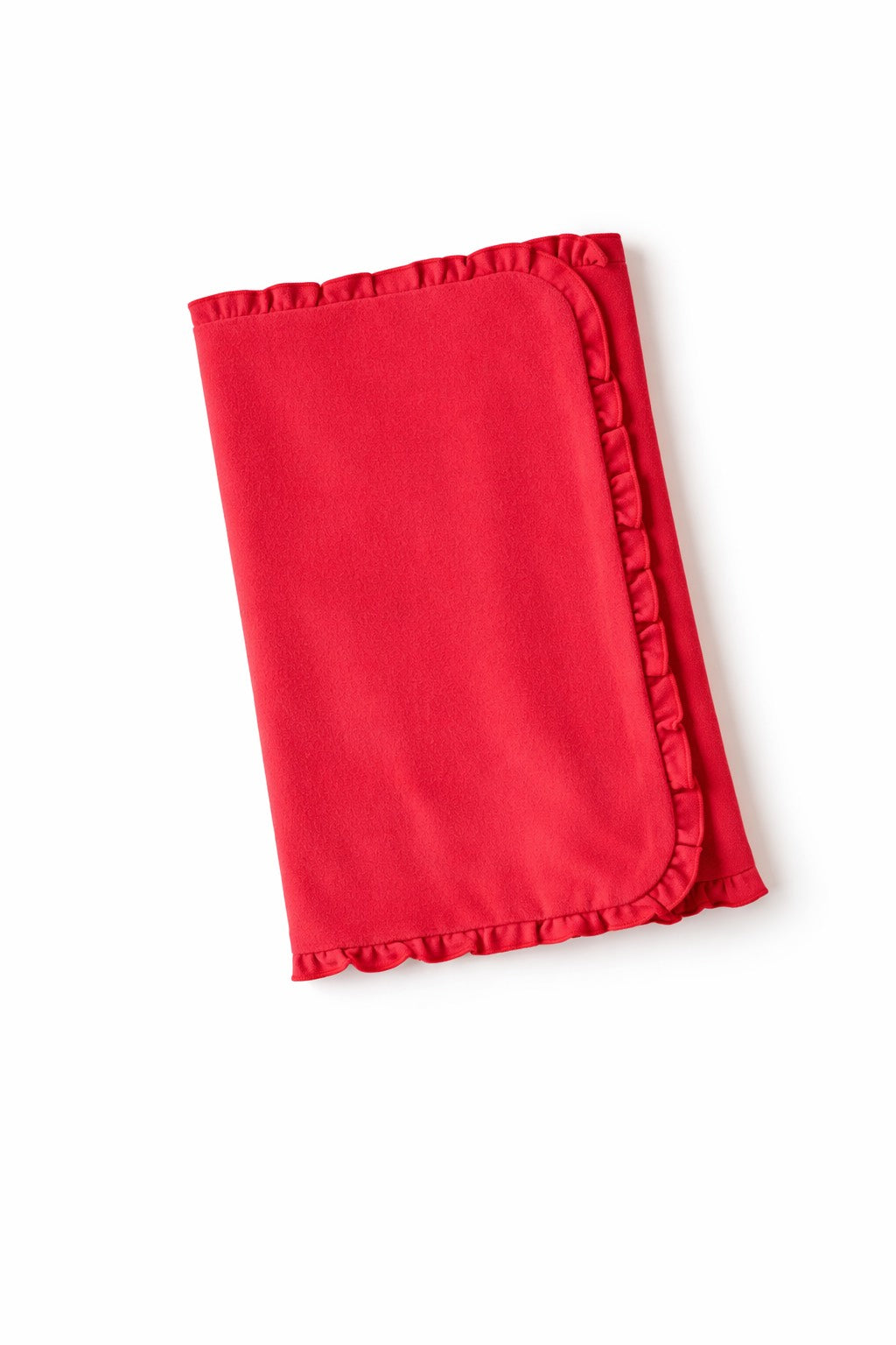 Ruffle Baby Burp Cloth -- Cotton & Chenille Boutique Blank | 7 Colors | Embroidery Ready