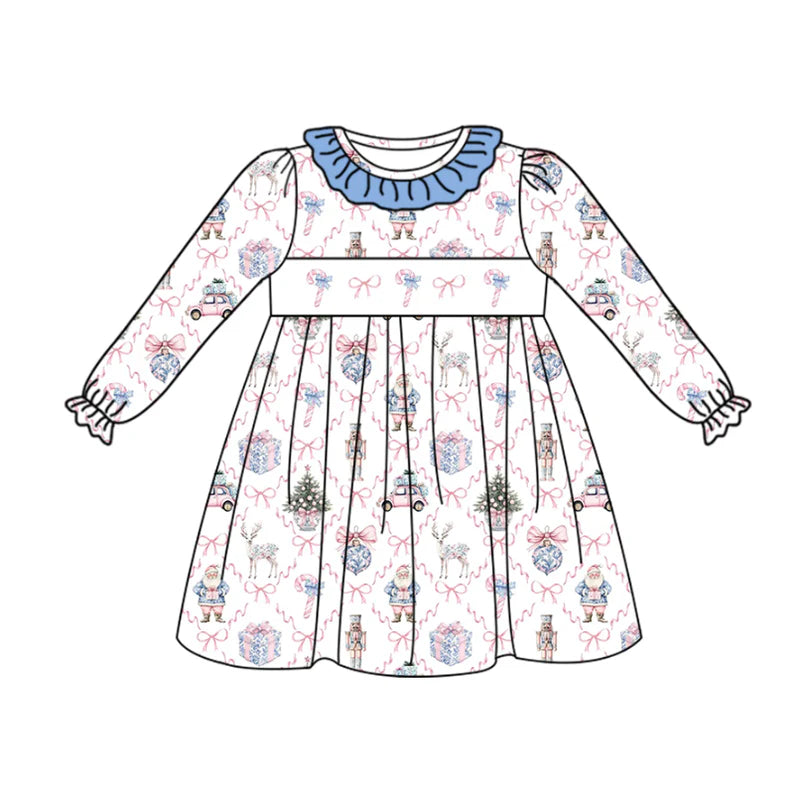 PO- Blue Heirloom Christmas Dress