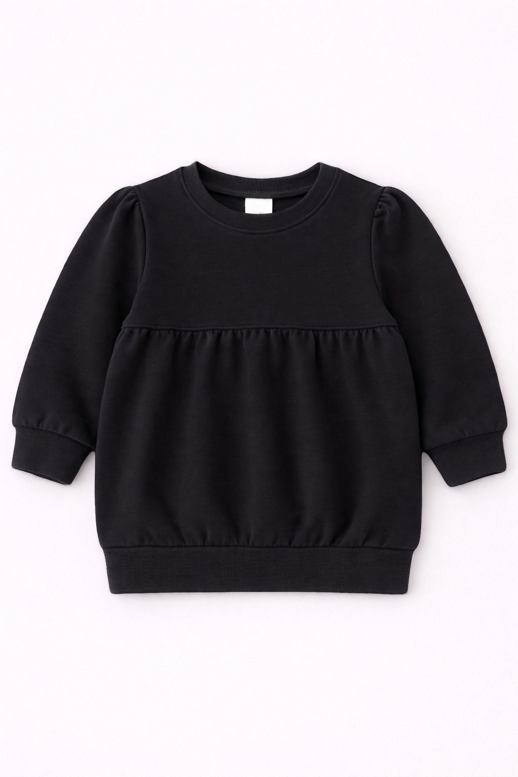 Bubble Sweatshirt – Girly Puff Sleeve | 10 Colors | Cotton Blank | Sizes 12M–12