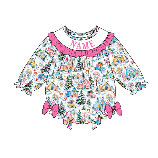 PO- Custom Christmas Cottage Lane Bubble