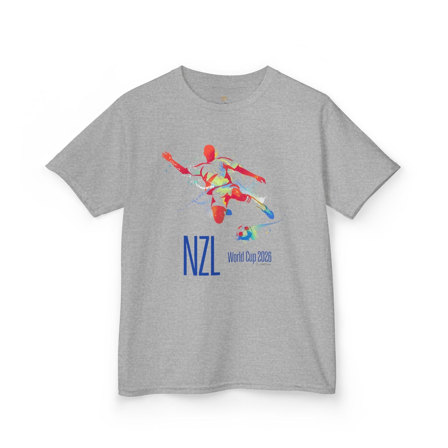 Kids Soccer New Zealand World Cup 2026 Hive Tee