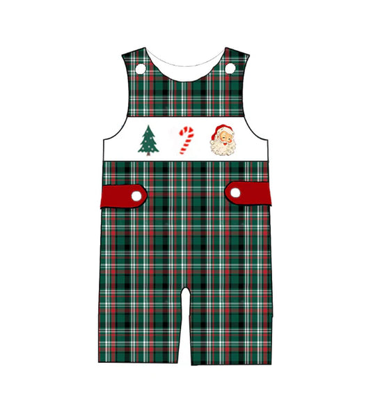 PO- Christmas Plaid Boys Jon Jon