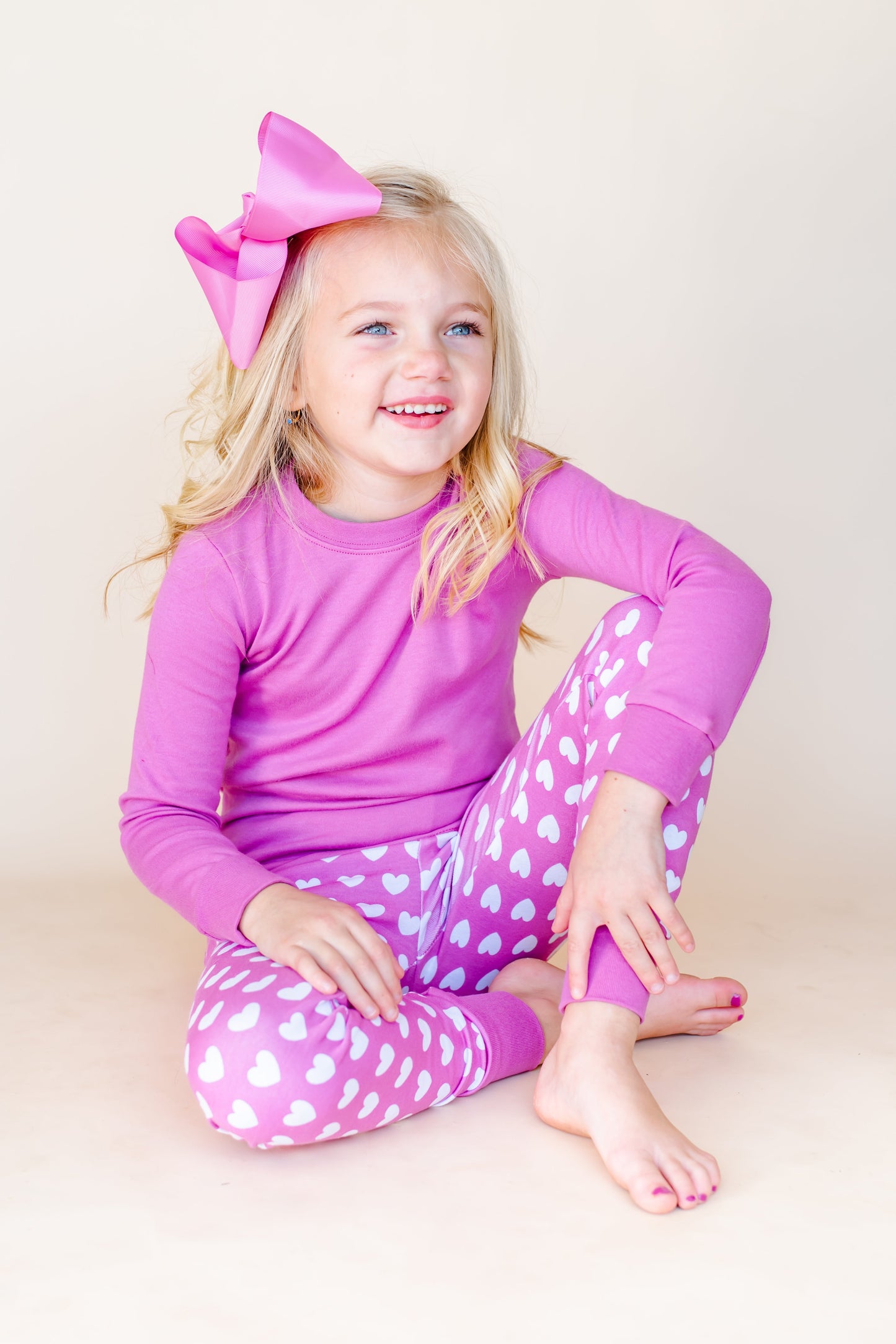 Valentine's Heart Kids Pajamas