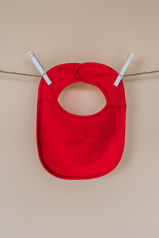Plain Baby Bib – Cotton & Chenille Boutique Blank | 8 Colors | Embroidery & Monogram Ready