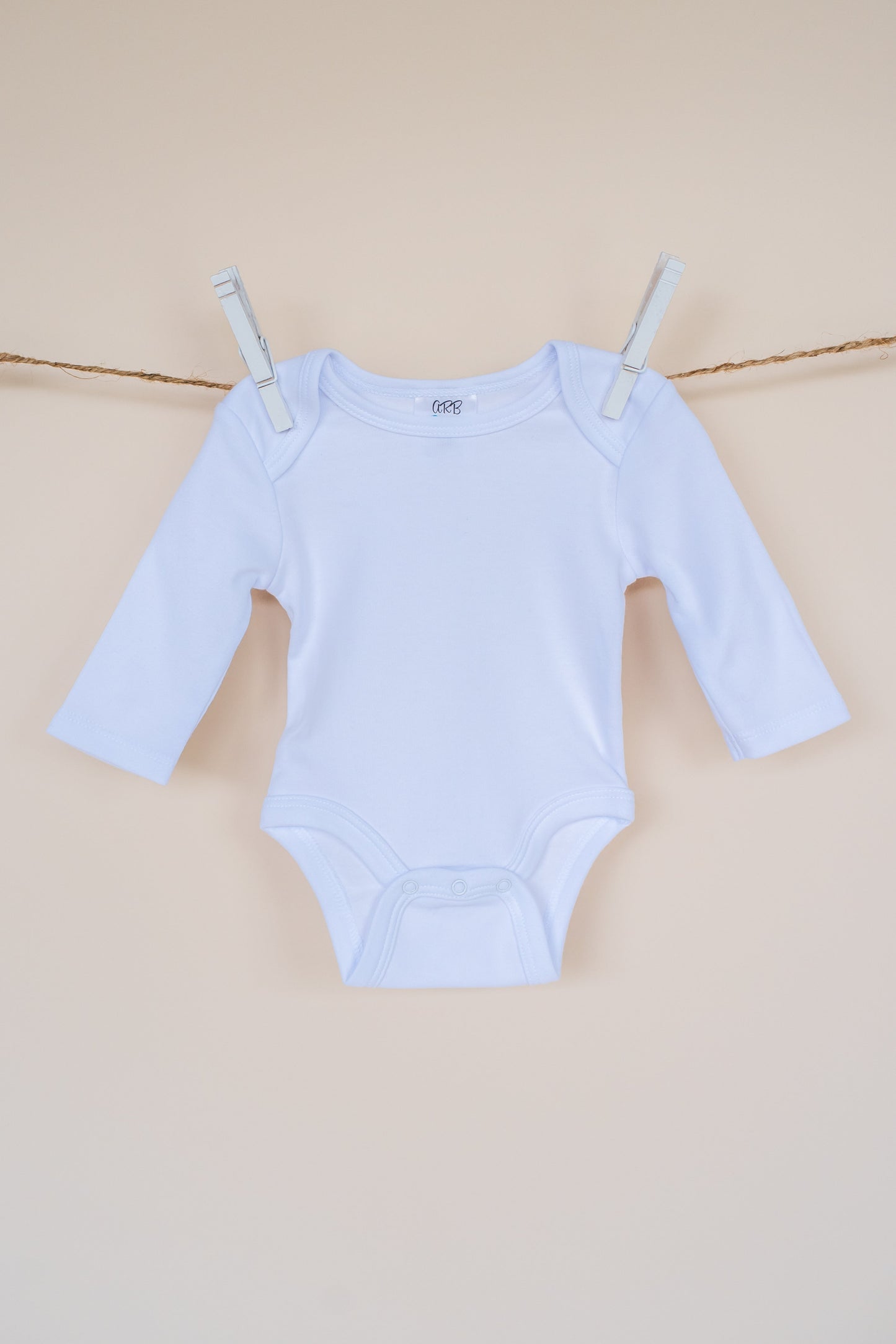 Poly/Cotton Baby Bodysuit – Sublimation Blank │ 4 Styles │ Girls Ruffle & Unisex │ Newborn–18M