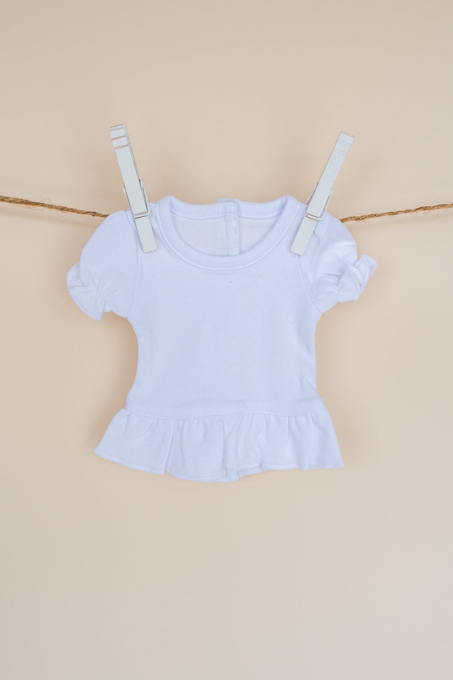 18" Doll Shirt – Cotton Blank for Embroidery & Boutique │ 4 Styles │ Velcro Back │ ARB Blanks