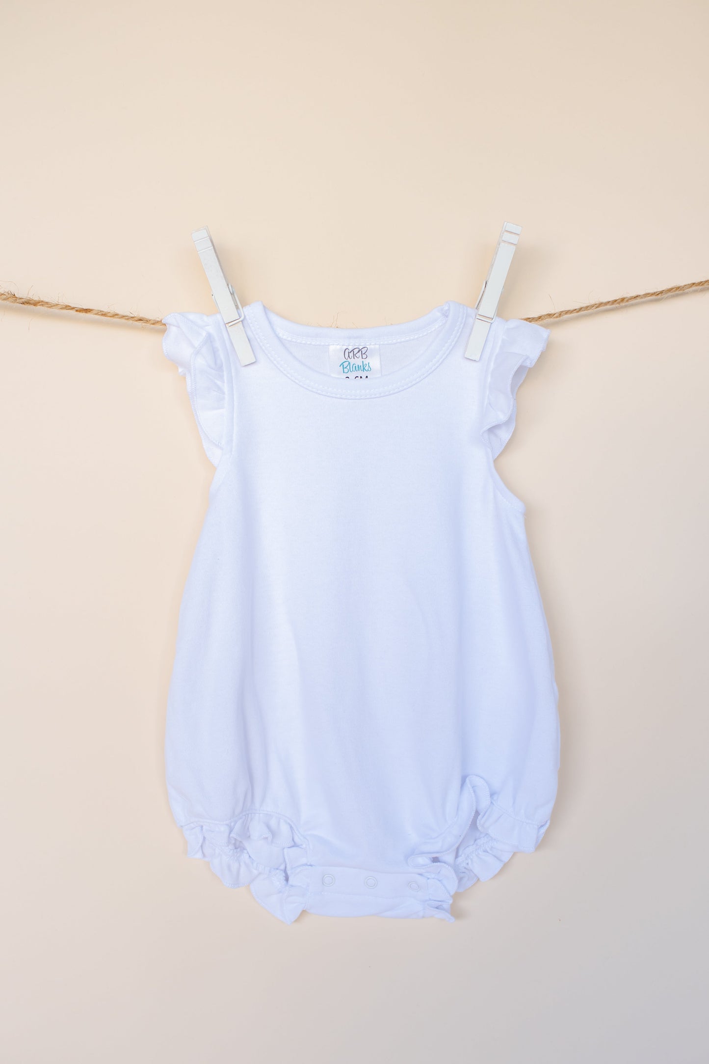 Poly/Cotton Baby Bubble -- Sublimation Blank | Girl's Angel Sleeve & Unisex | Sizes 3-6M-2T
