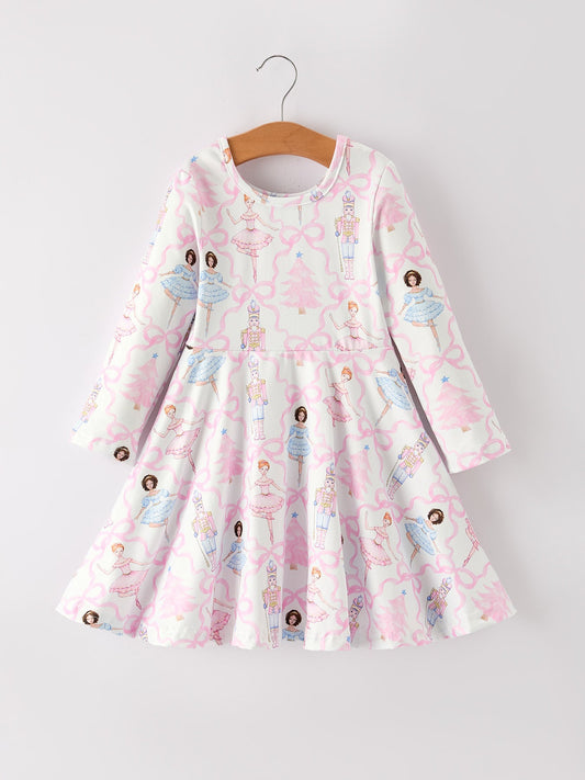 Christmas Ballerina and Nutcracker Girls Dress