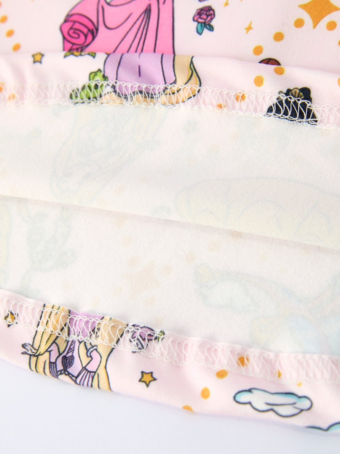 Summer Pattern Ruffle Sleeve Girls Dress.