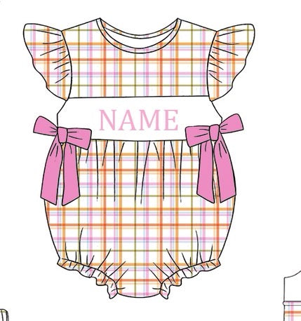 PO- CUSTOM Bright Plaid Bubble