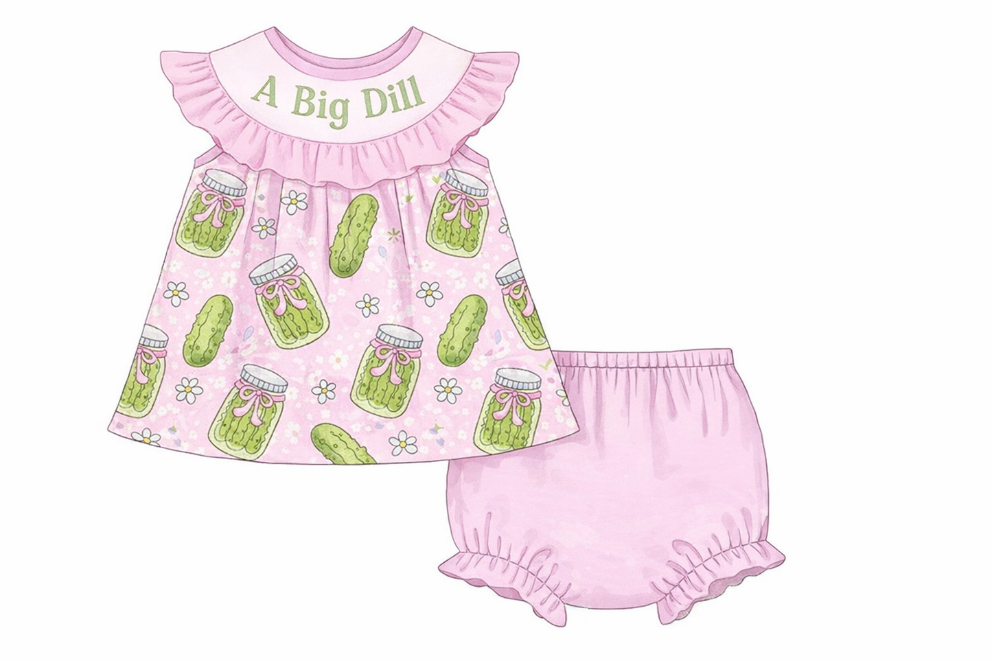 PO- A BIG DILL BLOOMER SET